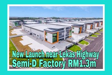 [ New Launch ]  2-Storey & 3-Storey Semi-D Factory near Lekas Highway, Kajang, Semenyih, Nilai, Pajam, Mantin, Beranang, Ampangan, Paroi, Seremban