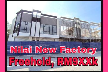 [ New Launch, Cheaper ] 1.5-Storey Link Factory Nilai, Nilai 3, Pajam, Bantang Benar, Mantin, Kajang, Semenyih, Balakong, Cheras, Seremban, S2