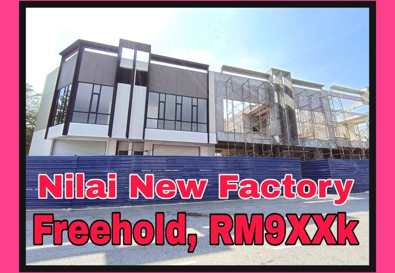 [ New Launch, Cheaper ] 1.5-Storey Link Factory Nilai, Nilai 3, Pajam, Bantang Benar, Mantin, Kajang, Semenyih, Balakong, Cheras, Seremban, S2
