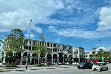 2 units connecting shophouses opposite Vivacity 