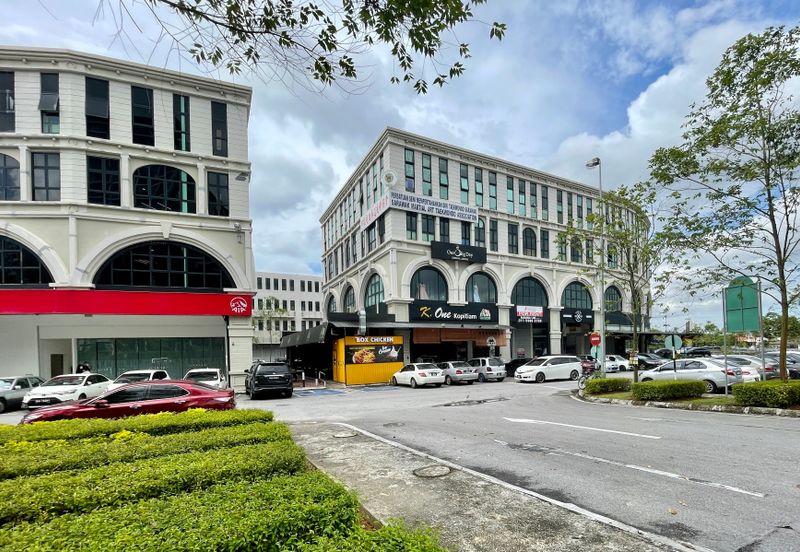 2 units connecting shophouses opposite Vivacity 