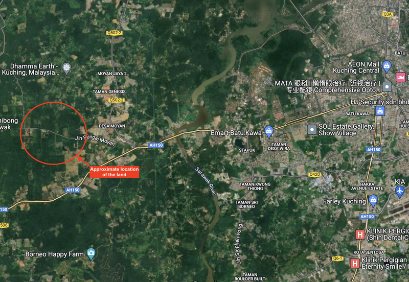 Vacant Land,  Jalan Sungai Moyan, Kuching