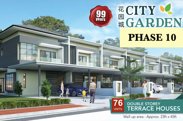 2-storey Terrace House,  City Garden, Kota Samarahan