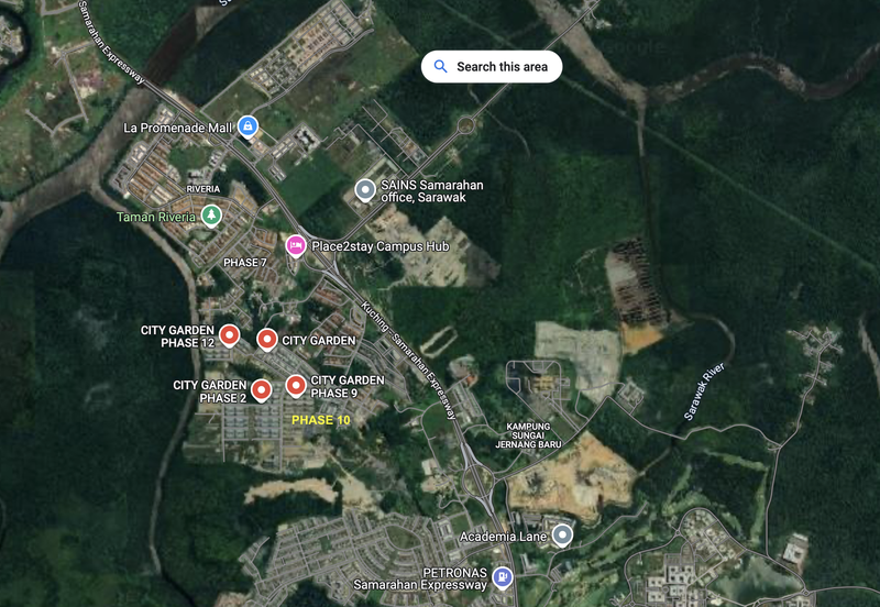 2-storey Terrace House,  City Garden, Kota Samarahan