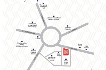 Commercial Lots at Kiinz Residence,  King Centre Kuching 