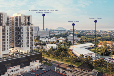 Commercial Lots at Kiinz Residence,  King Centre Kuching 