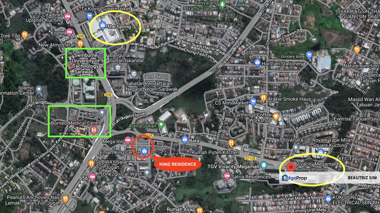 Commercial Lots at Kiinz Residence,  King Centre Kuching , Sarawak, Kuching