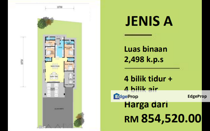 Type A floor plan