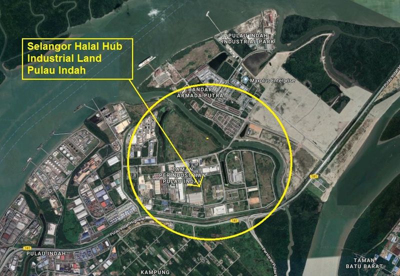 1 acres Industrial Land Halal Hub Pulau Indah 