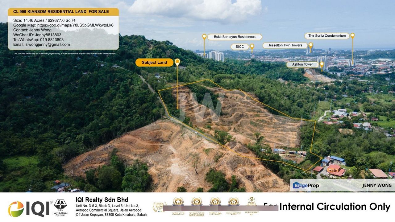 KIANSOM RESIDENTIAL LAND FOR SALE, Sabah, Inanam