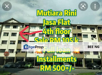 Mutiara Rini Jasa flat full loan low booking fee, Johor, Skudai