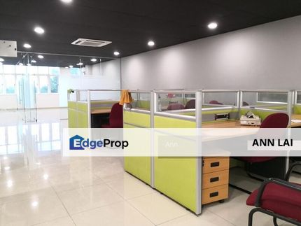 Jalan Merbah Bandar Puchong Jaya Renovated Partly Furnished 2nd Floor Office Verva Next to IOI Mall Near LRT, Selangor, Puchong