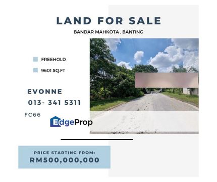 Bungalow Lot, Sekyen 9,Bandar Bukit Mahkota Bangi, Freehold, Selangor, Banting