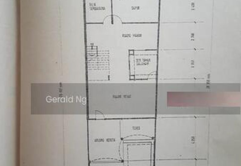 Terrace house at Taman Tun Dr Ismail