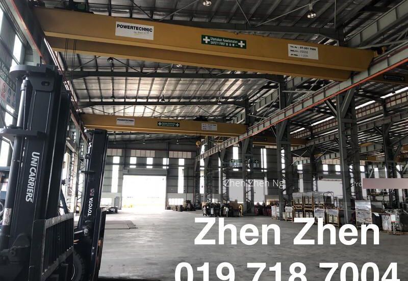 Gelang Patah, Iskandar Puteri Detached Factory with Overhead Crane for Sale Power Supply: 2, 600 Amps