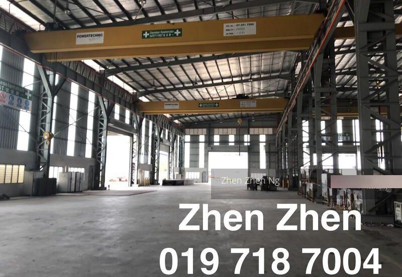Gelang Patah, Iskandar Puteri Detached Factory with Overhead Crane for Sale Power Supply: 2, 600 Amps