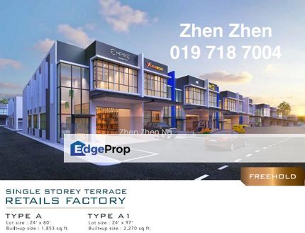 Lagenda Kulai, Iskandar Malaysia, Terrace Factory for Sale, Johor, Kulai