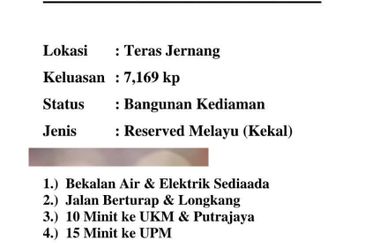 LOT BANGLO UNTUK DIJUAL MURAH!