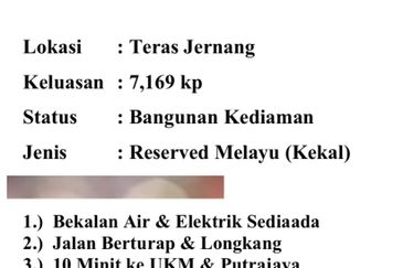 LOT BANGLO KAJANG UNTUK DIJUAL! 