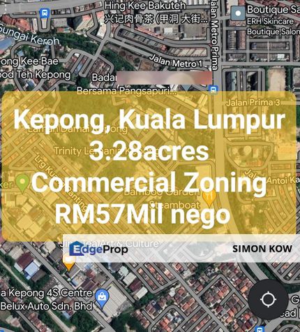 Kepong, Kuala Lumpur Commercial development land For Sale, Kuala Lumpur, Kepong