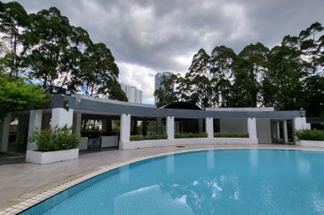 Retail Space with pool view at Mont Kiara