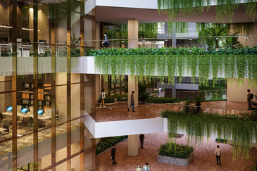 Penthouse Office Units linked to LRT 3 station @ The Capitol, Damansara.