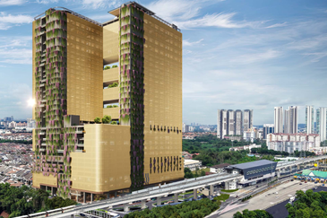 Penthouse Office Units linked to LRT 3 station @ The Capitol, Damansara.