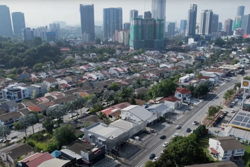 Three Adjoining Commercial Bungalows with Main Road Frontage @Bangsar. Walking distance to Bangsar Village.