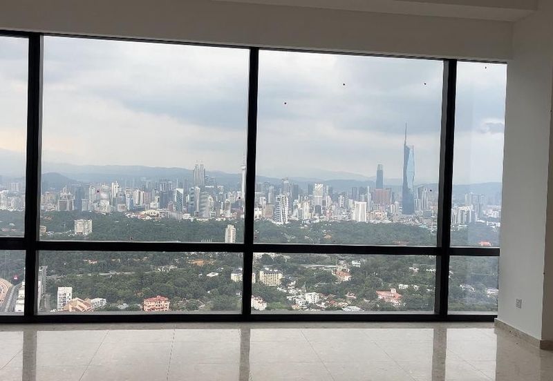 Panoramic  View of the KL City Skyline @ Pavilion Damansara Heights. Next to Pavilion Damansara Heights Mall.