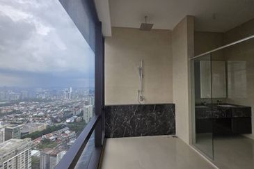 Panoramic  View of the KL City Skyline @ Pavilion Damansara Heights. Next to Pavilion Damansara Heights Mall.
