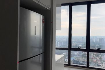 Panoramic  View of the KL City Skyline @ Pavilion Damansara Heights. Next to Pavilion Damansara Heights Mall.