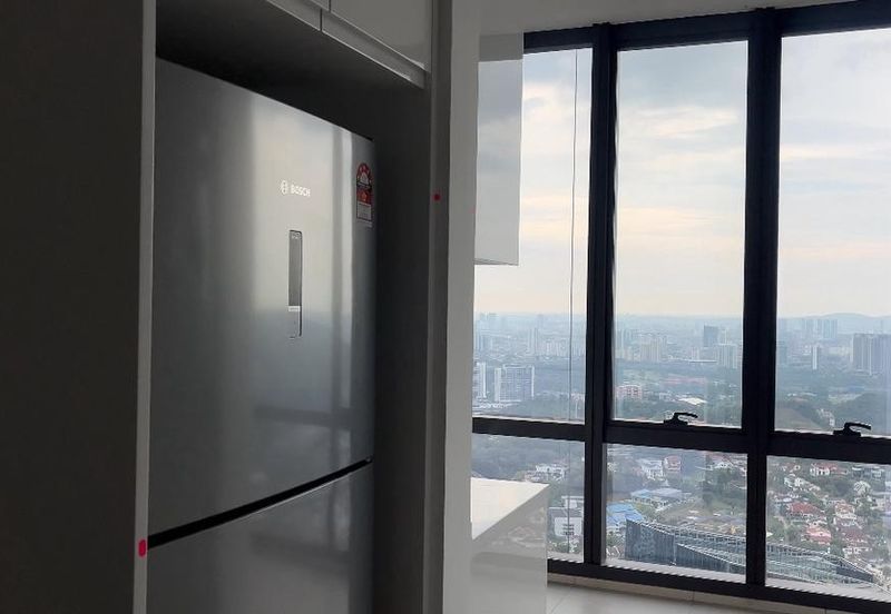 Panoramic  View of the KL City Skyline @ Pavilion Damansara Heights. Next to Pavilion Damansara Heights Mall.