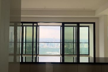 Panoramic  View of the KL City Skyline @ Pavilion Damansara Heights. Next to Pavilion Damansara Heights Mall.