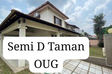 Semi Detached Taman OUG Happy Garden Overseas Union Garden for sale 