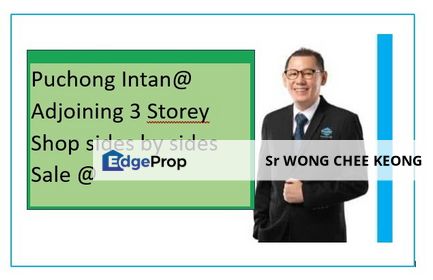 Taman Puchong Intan shop office 2 sides by sides 3 Storey Shop @ Puchong Intan super value, Selangor, Puchong