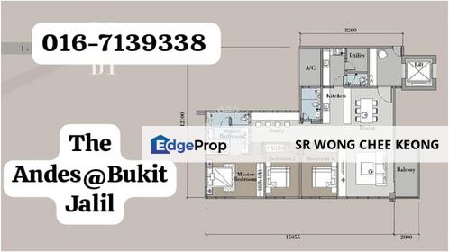 The Andes @ Bukit Jalil Condo Villa  corner unit x 6, Kuala Lumpur, Bukit Jalil