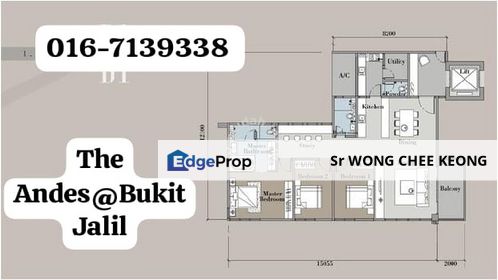 The Andes @ Bukit Jalil Condo Villa  corner unit x 6, Kuala Lumpur, Bukit Jalil