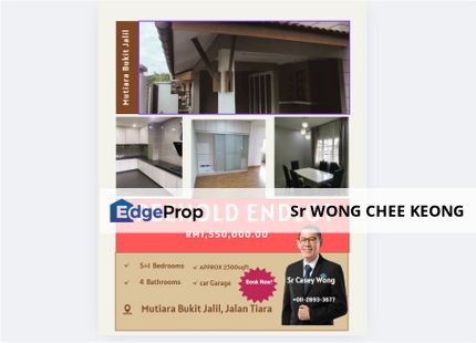 Mutiara Bukit Jalil 3 Storey Link House For Sale x333, Kuala Lumpur, Bukit Jalil