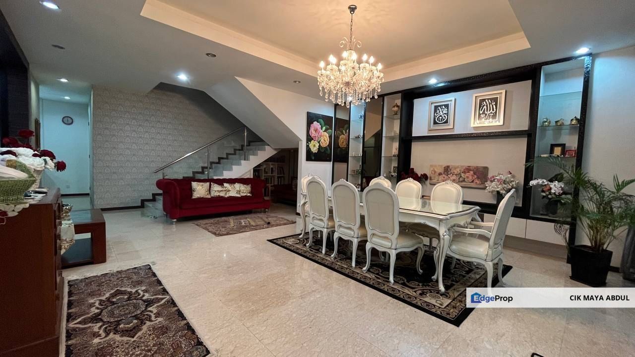 RENOVATED FULLY FURNISHED 3 Storey Semi-D House, Villa Laman Cahaya, TTDI, Kuala Lumpur, Taman Tun Dr Ismail