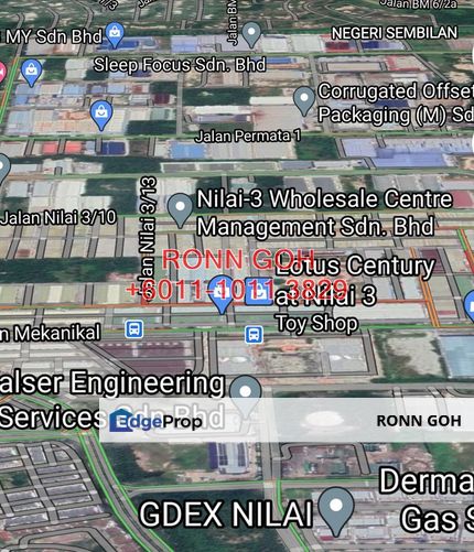 NILAI 5.4 ACRE FREEHOLD INDUSTRIAL LAND (FOR SALE), Negeri Sembilan, Nilai