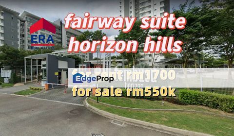 Fairway suites horizon hill for rent 3 room, Johor, Horizon Hills