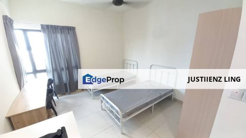 OCTOBER - Edusphere Cyberjaya Twin Sharing Room With Private Bathroom For Rent (near UOC / MMU/ UMCCed), Selangor, Cyberjaya