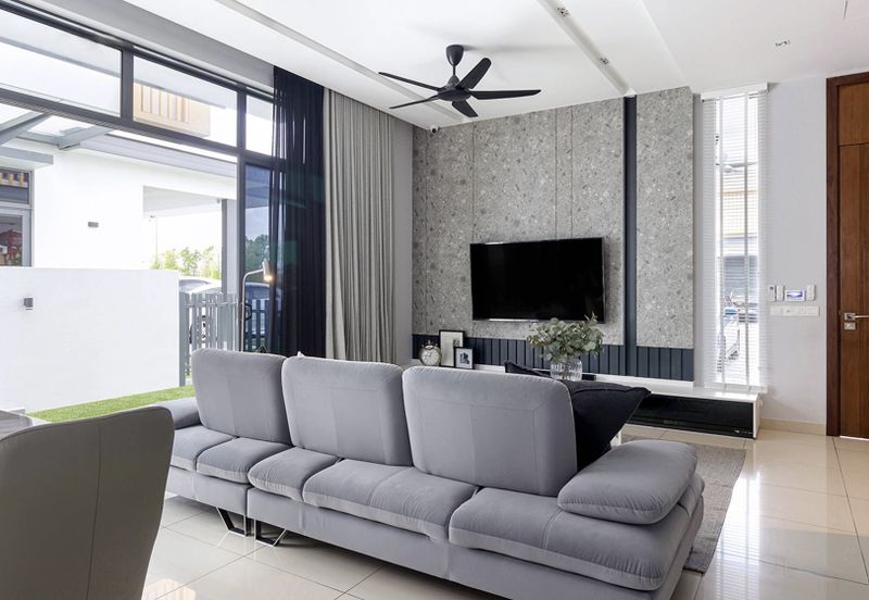  2-STY AFFORDABLE LINKHOUSE WITH GARDEN HOME CONCEPT