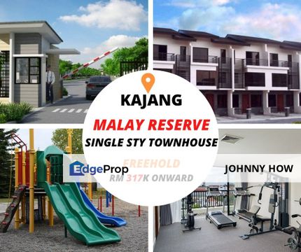 Kajang 1 Storey Townhouse ( Malay Reserve ), Selangor, Country Heights