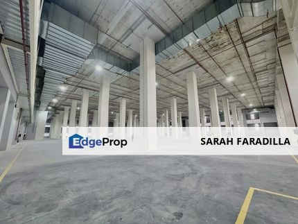 Shah Alam – Light Industrial Mega Warehouse – High Ceiling | Loading Bays | ESFR – For Rent, Selangor, Shah Alam