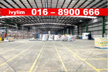 (Many Options) Telok Gong Warehouse with 1,200 amps power supply