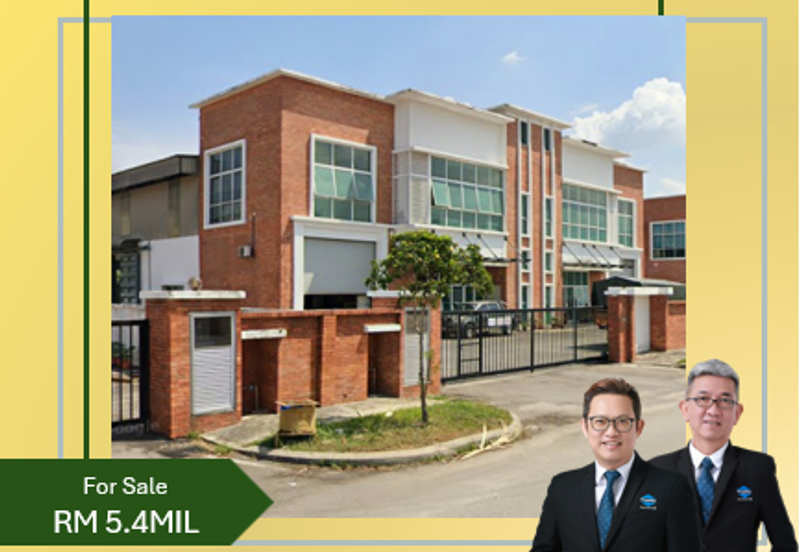 Rawang Industrial Park Medium Industry Warehouse Factory For Sale