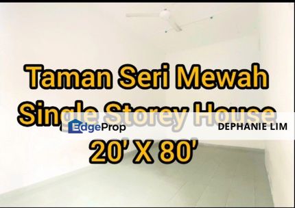 Taman Seri Mewah House For Sale Single Storey 20' x 80', Selangor, Klang