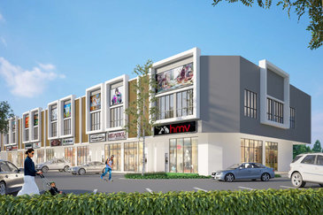 BESIDE MAINROAD [MERCHANT SQUARE NEW LAUNCH SHOP OFFICE] Total 70 units beside Econsave Mall for Sale