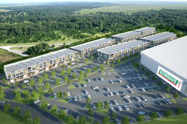 BESIDE MAINROAD [MERCHANT SQUARE NEW LAUNCH SHOP OFFICE] Total 70 units beside Econsave Mall for Sale